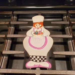 Chef Spoon Rest -Stoneware